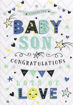 Picture of BABY SON CONGRATULATIONS CARD